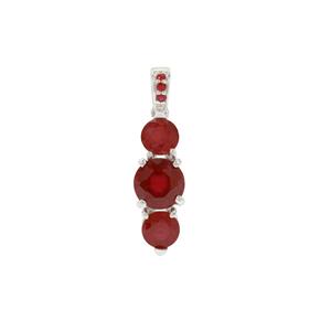 5.25ct Bemainty Ruby Sterling Silver Pendant (F)