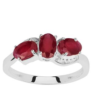 2.05ct Luc Yen Ruby Sterling Silver Ring