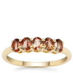 Sopa Andalusite Ring in 9K Gold 0.83ct