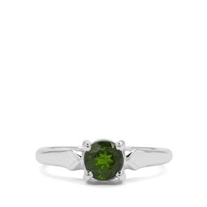 1ct Chrome Diopside Sterling Silver Ring