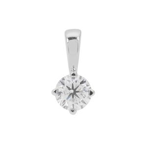 Diamond Pendant in Platinum 950 0.51ct