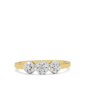 1/4ct Canadian Diamonds 9K Gold Tomas Rae Ring