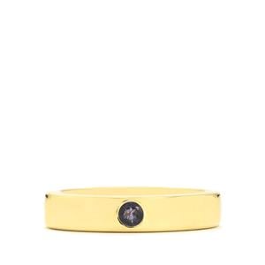 0.11ct Orissa Iolite Gold Vermeil Ring 