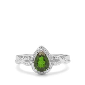 1.06ct Chrome Diopside Sterling Silver Ring
