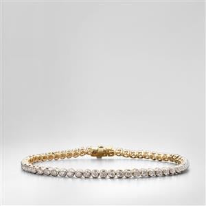 3ct Argyle Diamond 9K Gold Bracelet