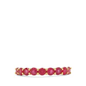 1.55cts Malagasy Ruby 9K Gold Ring (F)