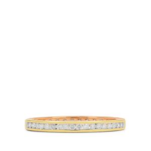 1/2cts Diamond 9K Two Tone Gold Ring  