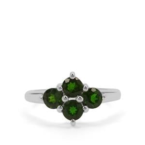 1.62ct Chrome Diopside Sterling Silver Ring 