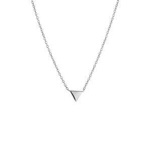 18" Sterling SIlver Altro Triangle Necklace 1.7g