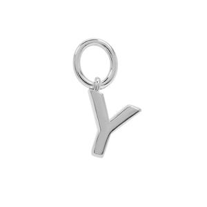 Molte Y Letter Sterling Silver Charm