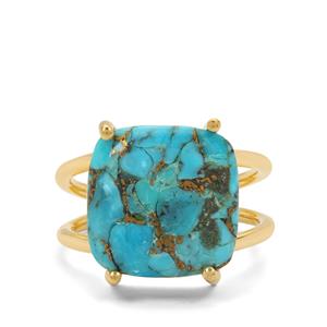 9.60ct Copper Mojave Turquoise Midas Aryonna Ring 