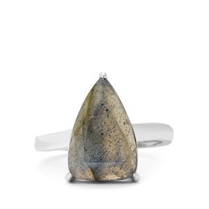 5.03cts Labradorite Sterling Silver Ring