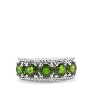 2.82ct Chrome Diopside Sterling Silver Ring