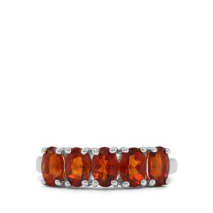 2.09ct Madeira Citrine Sterling Silver Ring
