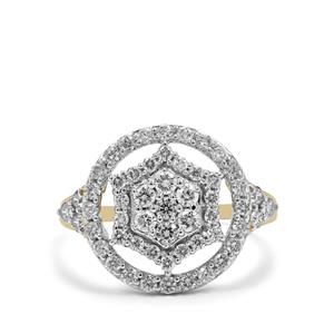 1ct Argyle Diamond 9K Gold Ring