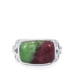 9.51ct Ruby-Zoisite Sterling Silver Aryonna Ring