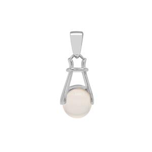 3.90ct Rose Quartz Sterling Silver Pendant
