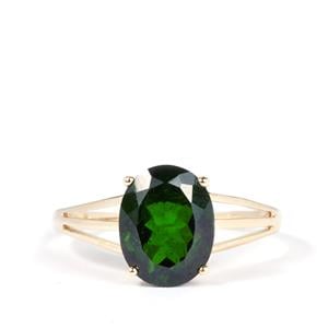 Chrome Diopside Ring in 9K Gold 2.77cts