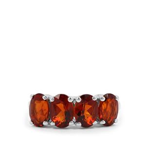 2.82ct Madeira Citrine Sterling Silver Ring