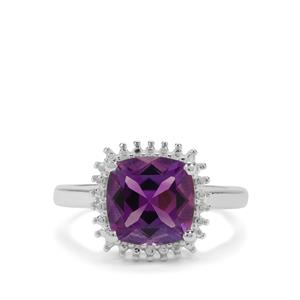 2.80ct Moroccan Amethyst Sterling Silver Ring