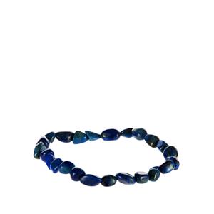 56.50cts Lapis Lazuli Stretchable Bracelet 