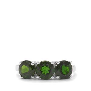 2.72ct Chrome Diopside Sterling Silver Ring