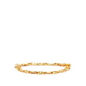 8" 9K Gold Altro Rambo Chain Bracelet 8.60g