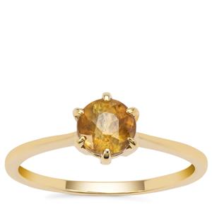 Ambilobe Sphene Ring in 9K Gold 1.02cts