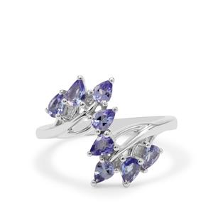 Tanzanite Ring in Sterling Silver 1.15cts