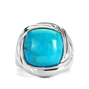 5cts Turquoise Sterling Silver Ring 