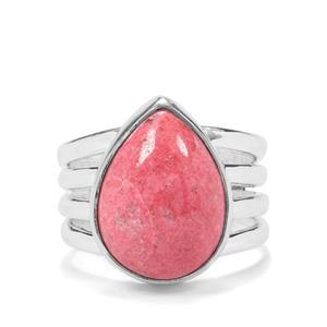 8.50ct Thulite Sterling Silver Aryonna Cuff Ring