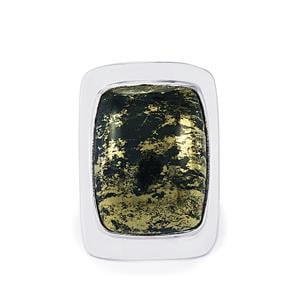 Apache Gold Pyrite Ring in Sterling Silver 19.50cts
