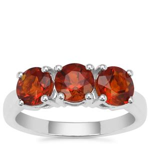 Madeira Citrine Ring in Sterling Silver 2.10cts
