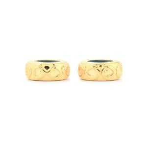 Midas Set of 2 Kama Charm Stoppers with Heart Design
