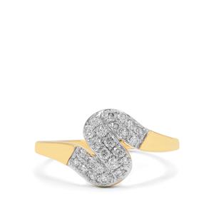 1/3ct Diamond 9K Gold Tomas Rae Ring