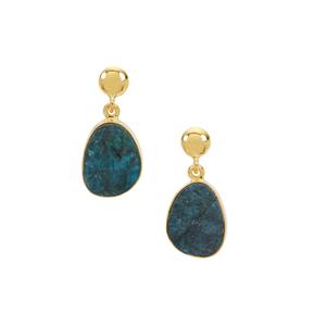 21.20ct Apatite Drusy Midas Aryonna Earrings 