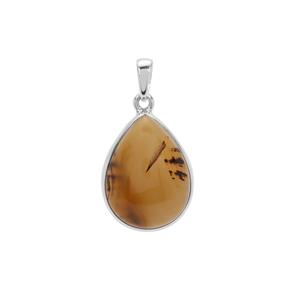 15.38ct Montana Agate Sterling Silver Aryonna Pendant