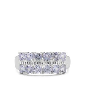 Tanzanite Ring in Sterling Silver 1.35cts