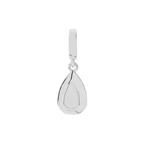 Sterling Silver Pear Solid Kama Charm