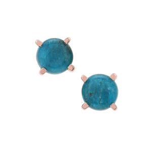 Mogok Apatite Earrings in Rose Gold Plated Sterling Silver 3.60cts