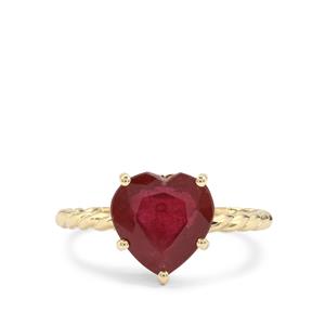 Bemainty Ruby Ring in 9K Gold 4.65cts
