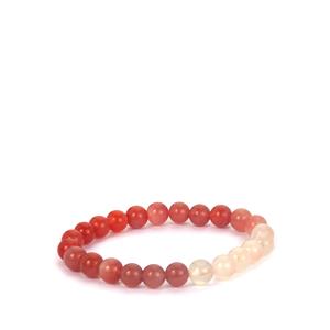 Nanhong Agate Stretchable Bracelet 85cts