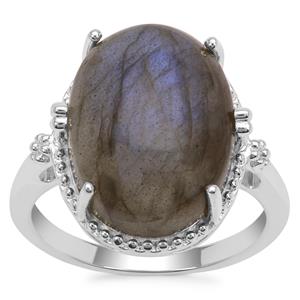 Labradorite Ring in Sterling Silver 10.44cts
