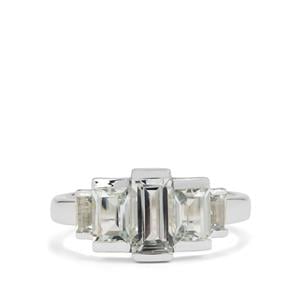 2.70ct White Topaz Sterling Silver Ring