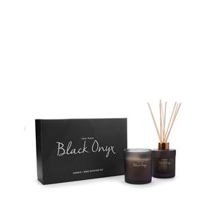 Gem Auras Black Onyx Candle & Reed Diffuser Set - ATGW 95cts