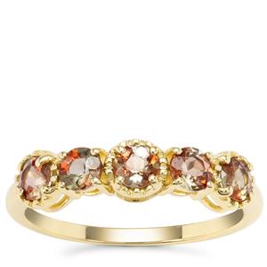 Sopa Andalusite Ring in 9K Gold 0.89ct