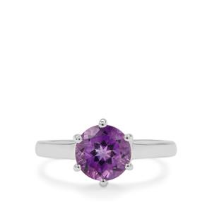 1.80ct Moroccan Amethyst Sterling Silver Ring