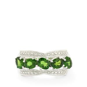 2.16ct Chrome Diopside Sterling Silver Ring