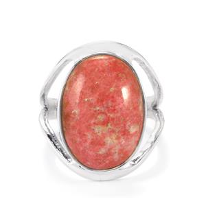 Thulite Ring in Sterling Silver 13cts