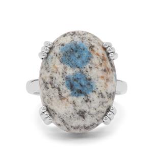 13.50ct K2 Jasper Sterling Silver Aryonna Ring